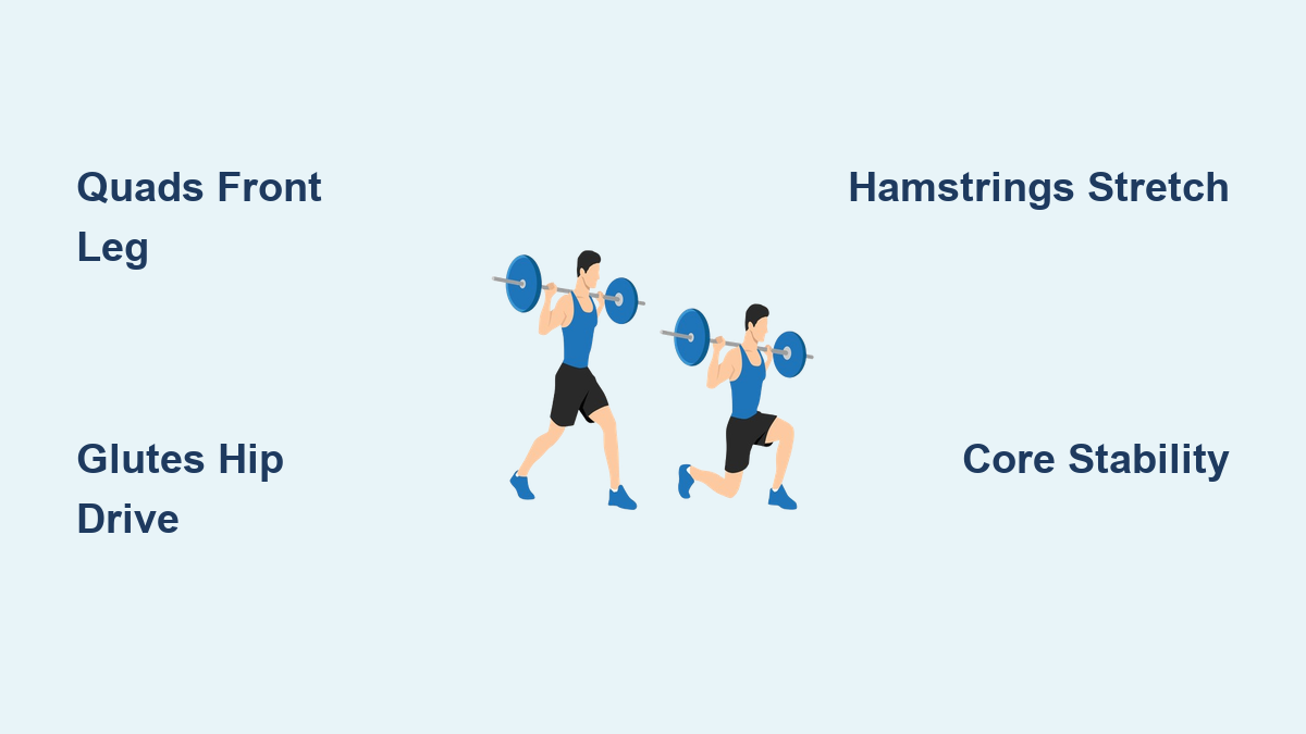 Barbell Lunges: Muscles Worked Guide