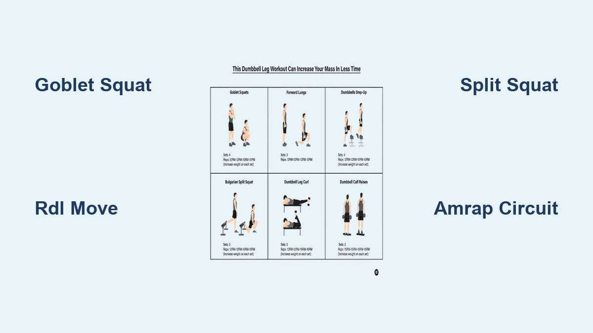 Dumbbell Leg Workout at Home 2025