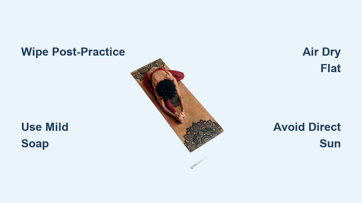How to Clean Cork Yoga Mat: Easy Steps