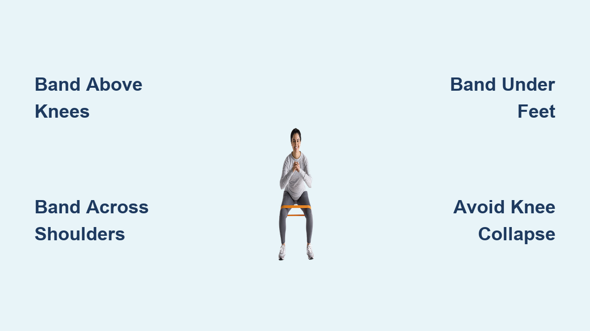 How to Do Squats with Resistance Bands