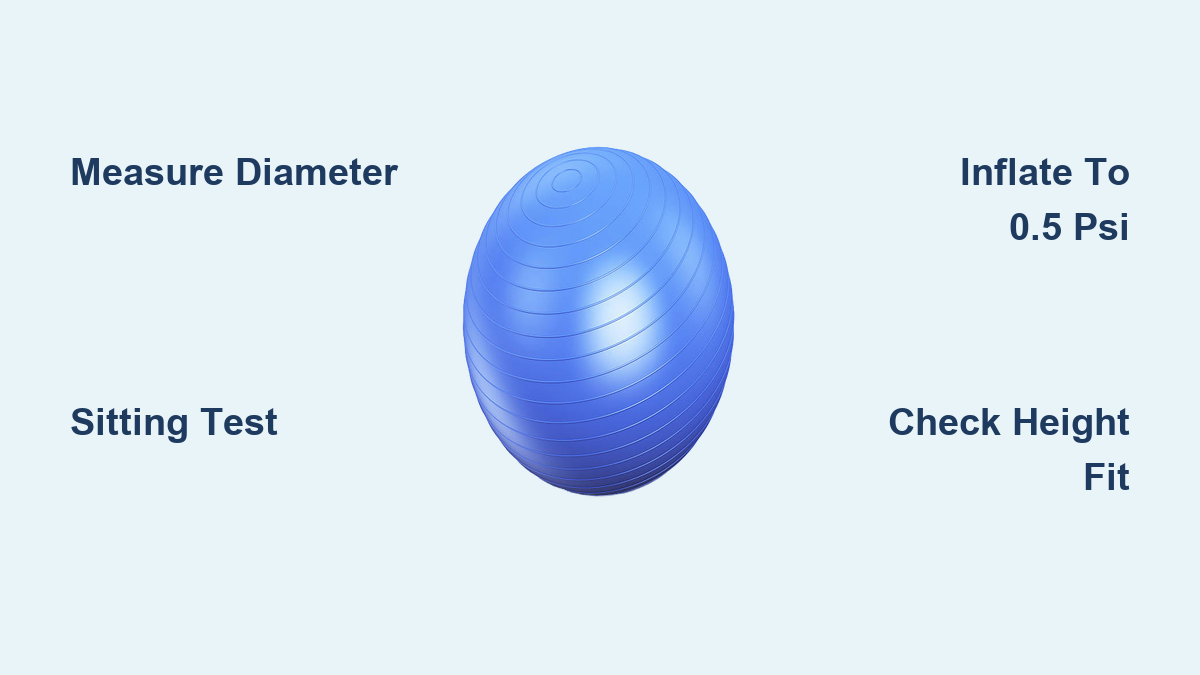 How to Measure a Stability Ball: Size Guide
