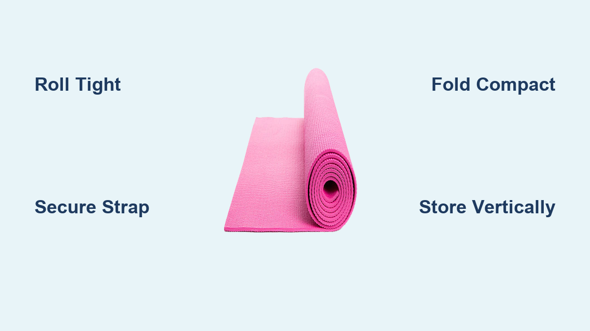 Mat Wrapping How to Wrap a Yoga Mat: Easy Steps